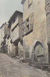 Bruniquel, Rue principale