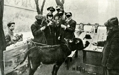 Célébrer le canular : au Salon des Indépendants en 1910, un tableau signé par le « Peintre Futuriste Excessif » Boronali, intitulé « Et le soleil s