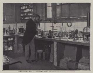 Directeur des travaux scientifiques et techniques dans le laboratoire de chimie à la manufacture de porcelaine de Sèvres, France