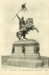 Falaise, la statue de Guillaume le Conquérant, ND