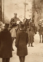 Général Hirschauer, prenant possession du pont de Keht, 30 janvier 1919