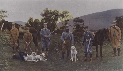 Partie de chasse au tétras en Écosse