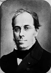 Jules Dupuit (1804-66) vers 1850 (photo en noir et blanc)