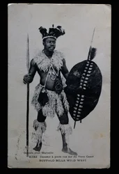 Kiki, danseuse qui se produisait pieds nus sur du verre brisé, Buffalo Bill (William Frederick Cody)