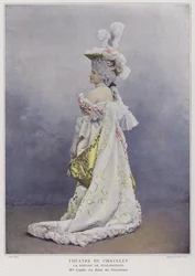 Mademoiselle Cazalis en la Reine des Porcelaines dans La Poudre de Perlinpinpin