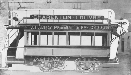 Tramway électrique de N.J. Raffard, 1881