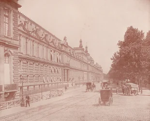 Paris : Palais du Louvre et des Tuileries, côté sud