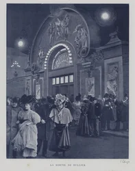 Personnes sortant du Bal Bullier, Paris