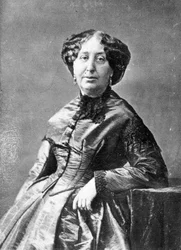 Portrait de George Sand (Aurore Dupin, Baronne Dudevant) (1804-1876), écrivain français