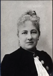 Portrait de Juliette Adam (1836-1936), écrivaine et féministe française