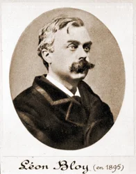 Portrait de Léon Bloy (1846 - 1917), écrivain français. 1895