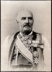 Portrait de Nicolas Ier (1841-1921), prince du Monténégro.