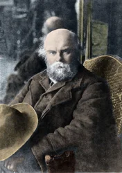 Portrait du poète Paul Verlaine (1844-1896)