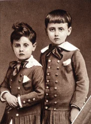 Robert et Marcel Proust enfants en 1877