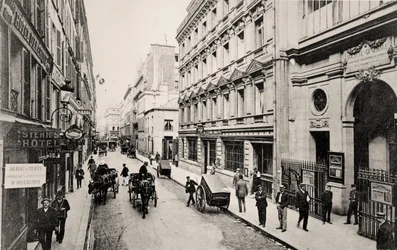 Rue de Provence, Paris (photo n/b)