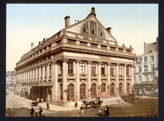 Le Théâtre, Lille, France, publié c.1895