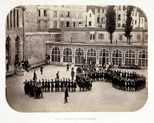 Vue de la cour intérieure de l
