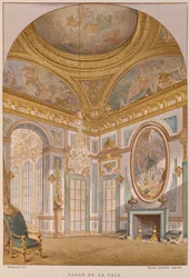 Salon de la Paix du 17ème siècle, Château de Versailles, illustration du Dictionnaire de l