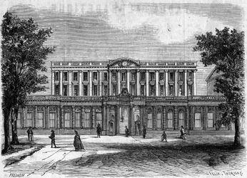 Architecture du 18ème siècle : vue extérieure de l