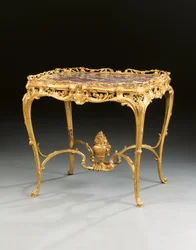 Une table centrale Napoléon III, par Maison Millet, Paris, c.1860