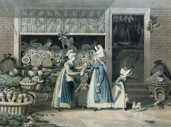 Épicerie parisienne, début du XIXe siècle