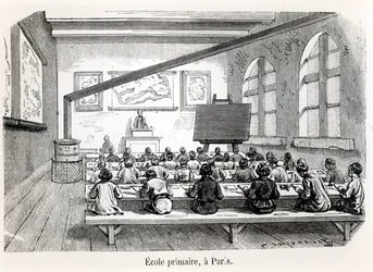Une école primaire à Paris, de l