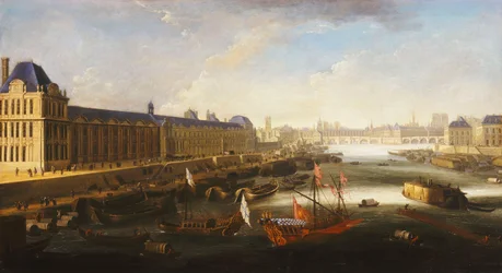 Vue de Paris et de la Seine vers l