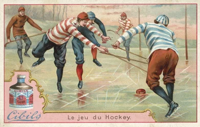 Un jeu de hockey
