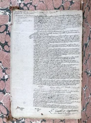 Récit de la confrontation entre la comtesse de la Motte et Cagliostro lors du procès concernant le collier de la reine, 24 mai 1786