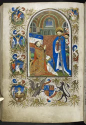 Le Duc de Bedford devant Saint Georges, du Livre d