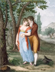 Après-midi près de St. Gervais, gravée par Benoist