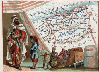 Algérie en Afrique et la province d