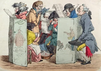 Salon littéraire en plein air, début du 19ème siècle