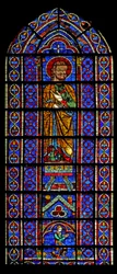Une figure non identifiée avec le donateur - un Mauclerc en dessous