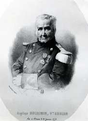 Angélique Duchemin, gravure réalisée par R. Bertants, vers 1848
