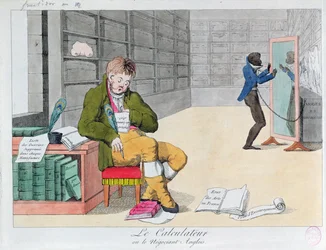 Caricature anti-anglaise, c.1803