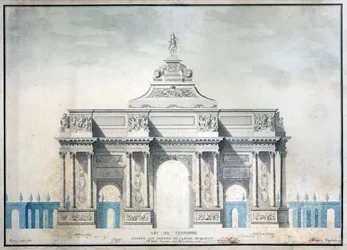 Arc de Triomphe, vers 1810