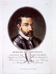 Armand de Gontaut, de Portraits des grands hommes, femmes illustres, et sujets mémorables de France, publié 1787-92