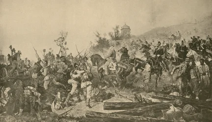 Arrivée des troupes bavaroises devant Paris, Guerre franco-prussienne, septembre 1870