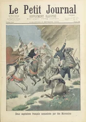 Assassinat de deux capitaines français de la Légion étrangère par des Marocains de la tribu Beni-Smir, couverture du 