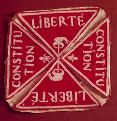 Badge de la première République française « Liberté Constitution »