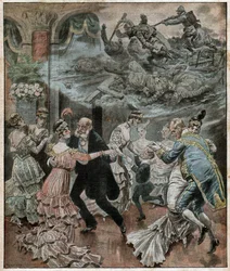 Bal à Berlin en 1916 (impression)