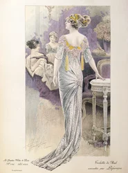 Robe de bal, des Grandes Modes de Paris