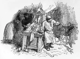 Ballades de François Villon "Père Noël, qui plantaste la vigne", édition Pelletan, 1896