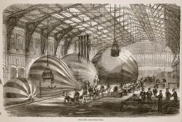 Usine de ballons, illustration de l