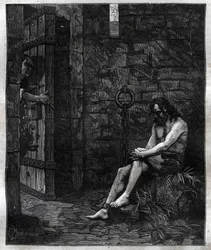 Balufeau emprisonné à la Bastille par Louis XIII - Louis XIII se contente de faire mettre Jacques Baloufeau, dit de Saint-Angel, à la Bastille - dans "Paris à travers les siècles"