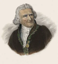 Baron Antoine Augustin Parmentier (1737-1813), pharmacien, diététicien et agronome français. dans "Portraits des Hommes Utiles"