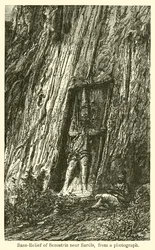 Bas-relief de Sésostris près de Sardes (gravure)