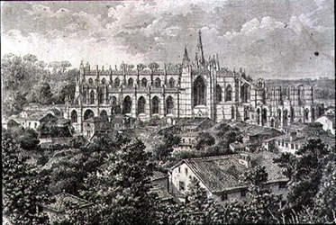 Monastère de Batalha dans les années 1860