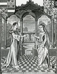 Fiançailles de Maximilien Ier et Marie, duchesse de Bourgogne en 1477, d